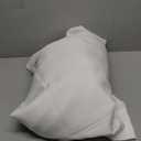 BONZER Outdoor Curtains for Patio Water Resistant Heavy Privacy Light Filtering Grommet Outside Curtains for Porch, Pergola, Gazebo, 1 Panel, 84W x 120L inch, White