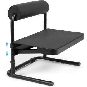 Adjustable Foot Rest Under Desk Footrest Leg Rest 6 Height Positions for Desk, Office Gaming Chairs Ergonomic with Relief Platform for Standing Desks,15.7" L × 12.9" D × 16.5" H