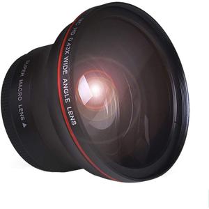 Tectra 58MM 0.43x Professional HD Wide Angle Lens (Macro Portion) for Canon Rebel T7 T7i T6i T6s T6 SL2 SL3 DSLR EOS 70D 77D 80D 1100D 700D 650D 600D 550D 300D 100D Cameras