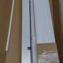 Privacy Venetian Blind, Aluminum Venetian Blind for Indoor Windows, 25Mm Metal Slat, Cordless, for Office Home Windows Custom Size (White)