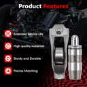 16 Pcs Rocker Arm and Lifter Kit Compatible with Dodge Ram 1500 4.7L/3.7L 2002-2012 Dakota Durango Nitro Jeep Grand Cherokee Commander Liberty Chrysler Aspen Replaces 53020742AC