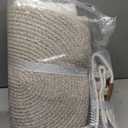 YOUEON Set of 2 Jute Hanging Basket 7.8" x 6.7", Small Wall Hanging Planter Baskets, Natural Jute Woven Storage Basket for Flower Plants Towels Sunglasses Wallet Keys, Boho Decor