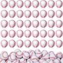 Lewtemi 100 Pieces Mini Stress Balls 1.57 Inch Sports Stress Balls Baseball Stress Ball Mini Baseball Themed Gifts for Sports Game Party Favors, School Carnival Reward, Bag Fillers, Anxiety Relief Pack Of 2
