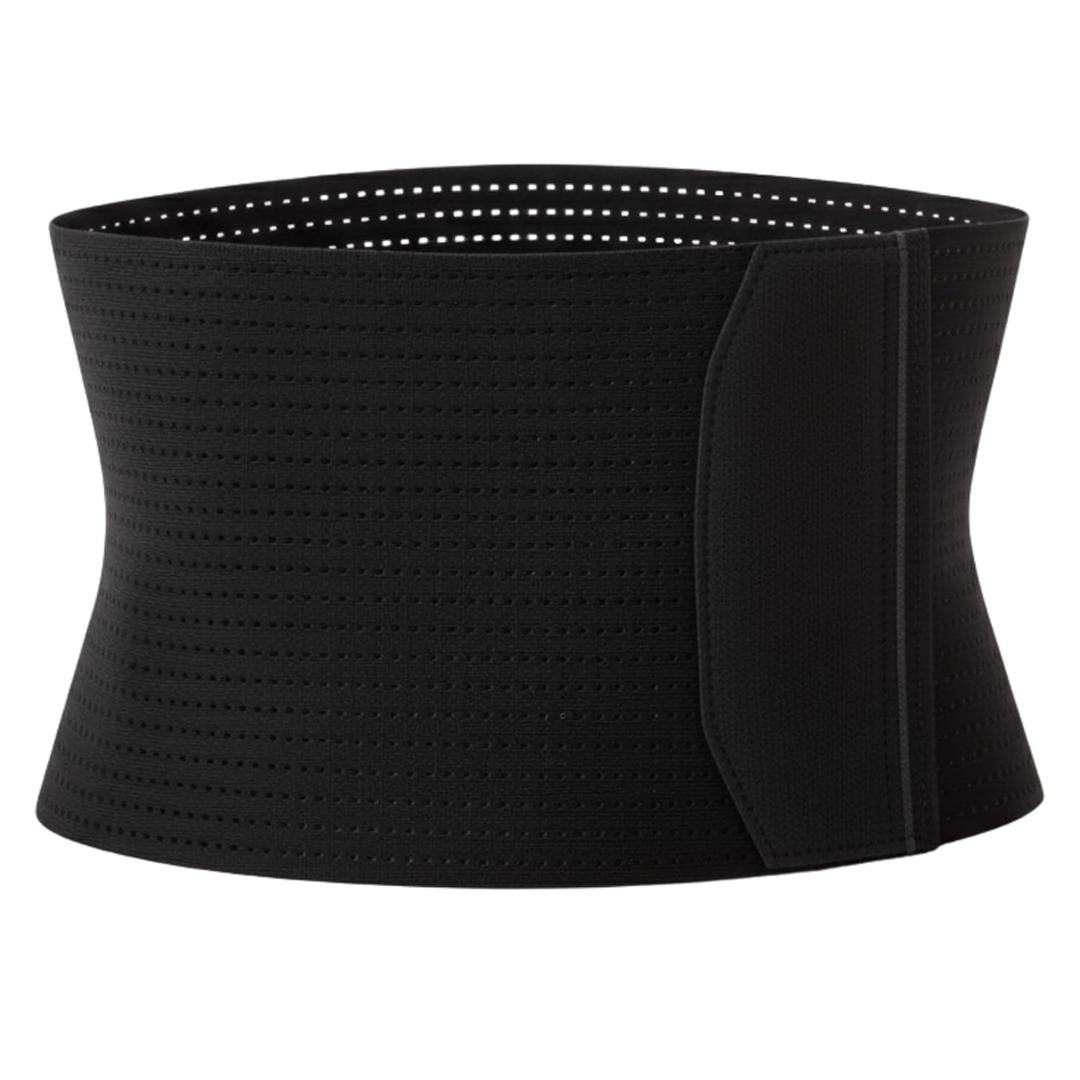 Waist & Lumbar Support Belt, Back Brace  Adjustable, Lightweight & Breathable  Discreet Under Clothing  Everyday Comfort, Posture & Core Support  For Men & Women  Black