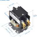 2 Pole Air Conditioner Contactor 30 Amp 240V Coil,Condenser Contactor Compressor Contactor