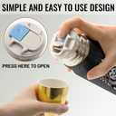 Gifts for Brother, 17 Oz Stainless Steel Brother Tumbler with Lid, Brothers Gift from Sister, Adult Brothers Gift for Wedding Thanksgiving Christmas, Big Bro Bullet Tumbler, Black, 1 PCS