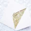 5''x7.3'' 20PCS Champagne Wedding Invitation Cards with Butterfly and Envelopes Glitter Laser Cut Lace Flora Invitations for Wedding Engagement Quinceaera Party (Champagne Glitter)