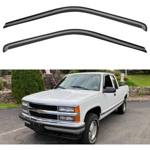 Window Visors Rain Guards for 1988-1999 Chevy/GMC C/K 1500/2500/3500 Standard Cab, Out-Channel Window Vent Wind Deflectors Visors Shades for 1995-1999 Tahoe, 1992-1994 Blazer Regular Cab, 2pcs