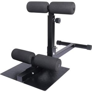 INNOLIFE Sissy Squat Machine Adjustable Height, Protective Foam Thick Steel Fitness Home Gym