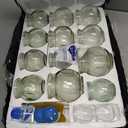 Cupping Kit for Massage Therapy, Cupping Therapy Set, Acupoint Glass Cupping Set for Professional Therapists, Back Massage, Fatigue Relieve, 14pcs Thick Glass Cups