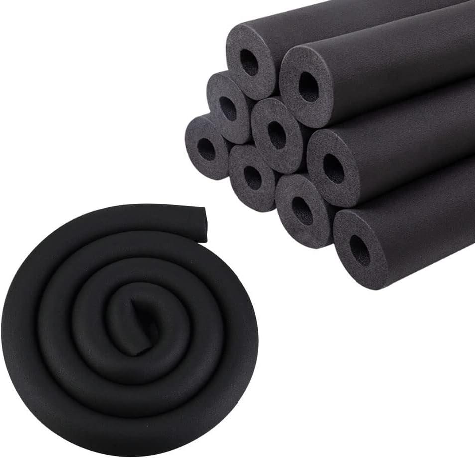 Pipe Insulation,Foam tubing 1inch (1" ID , 6FT) for Pipeline,Guitar Rack , Utensils,and Roof Rack, etc (1 x 1-23/32)