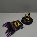 Yoption Dog Cat Witch Dress Costumes with Magic Hat, Pet Halloween Christmas Cosplay Hoodie Funny Outfits Clothes for Puppy Dogs (S)