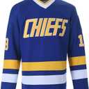 Youth Hanson Brothers Charlestown Chiefs 16 Jack 17 Steve 18 Jeff Slap Shot Movie Ice Hockey Jersey (Large)