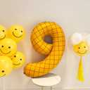 2 x 40" Matte Yellow Balloons Toy Inspired Story Theme party Supplies, Number Birthday Decoration, Cowboy Decorations Western, Cowgirl Party Balloon Digital 9