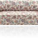 PrinceDeco Floral Couch Covers for 3 Cushion Couch Sofa, Colorful Flower Pattern, Stretch 1 Pieces Sofa Slip Covers for Sofas/Couches Sofa Covers Washable Protector for Kids, Pets Friendly