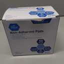 MED PRIDE Sterile Nonstick Pads for Wound Care, Absorbent Non-Adherent, Painless Removal, Individually Wrapped (3x8 Inch (Pack of 50)