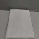 Joydeco Blackout Curtains for Bedroom - 100% Light Blocking 2 Panels Set White Drapes 42" W x 72" L, Thermal Insulated Room Darkening Curtains, Linen Textured for Living Room, Rod Pocket & Back Tabs