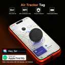 Air Tracker Tag-1 Pack Works with Apple Find My (iOS Only), Bluetooth Tracker Tag Keys Finder Tracking Tags Item Locator with Sounds Smart Tag Keys Item Finders Smart Tag for Keys