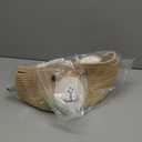 CherryNow Cotton Rope Baby Basket for Nursery, Bear Gift Baskets for Kids, Empty Baby Shower Basket with Handles, Small Cute Animal Baskets, Brown, 10.5"D x 8.5"H