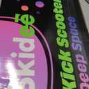 Skidee Adult & Teen Scooter Adjustable Height, Folding, Large Wheels, Lightweight, Durable, Anti-Shock Suspension, Up to 220 lbs (Deep Space)