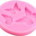 3 x YIHUOMOLDS Butterfly Fondant Silicone Molds For Cake Decorating Cupcake Topper Chocolate Candy Gum Paste Polymer Clay