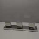 SineRise LED Modern Bathroom Vanity Light Fixtures (3-Light, 24-Inch), Chrome Modern Acrylic Bathroom Wall Lighting Fixtures Over Mirror (Cool White 6000K) (Chrome- Non-dimmable)