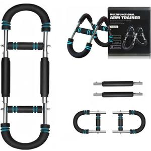 Twister Arm Trainer, 40-100lb Adjustable Arm Trainer for Men, Arm Trainer with Chest Workout Equipment, Forearm Triceps Chest Enhanced Exercise Strengthener, Portable Gym Home Fitness Equipment (Blue)