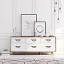 10 Pack 5 Inch(128mm) Kitchen Cabinet Handles Matte Black Cabinet Pulls Kitchen Cabinet Hardware Half Moon Drawer Pulls for Dresser Cupboard Wardrobe