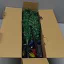 Upgraded 4-Pack Solar Christmas Garden Stake Lights, Decorative Xmas Tree Solar Christmas Yard Stake Outdoor Waterproof Pathway Lights for Garden Patio Yard Decorations