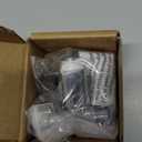 YUHX Brass Angle Stop Add-A-Tee Valve for TOTO Washlet Bidet and Handheld Sprayer, 3/8 Inch Compression Shut Off 3 Way Diverter Connector, 3/8 x3/8"x3/8" or 1/2" Toilet T Adapter