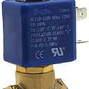 Jiayin JYZ-3 Normally Closed N/C 2/3 Way AC 110V - 120V 1/8" Brass Coffee Makers Steam Air Water High Pressure 2 Position 3 Way Water Solenoid Valve Boiler Valve
