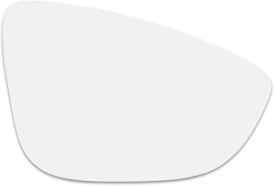 X AUTOHAUX Right Passenger Side Mirror Glass W/Adhesive for Volkswagen CC 2009-2017 for Volkswagen Eos 2009-2016 for VW Passat 2012
