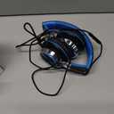 AILIHEN C8 Kids Headphones Wired, On-Ear Headphones with Microphone and Volume Control Foldable Corded Stereo 3.5mm Headset for School Teens Smartphones Chromebook Laptop Tablets Travel (Black Blue)