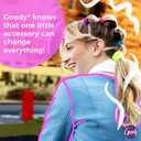 Goody Kids Ouchless Hair Elastics No Pull, No Breakage, Tangle-Free Hold for Fine Hair 60 Count, Assorted Colors, Long-Lasting Ponytail Holders for Girls & Boys