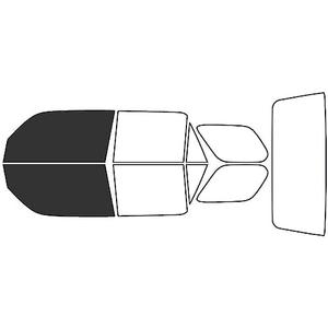 Rvinyl Window Tint Kit Compatible with Toyota 4Runner 2010-2023 - Black 20% - Single Ply No Bubble Film - Do it Yourself Vehicle Front Precut Kit