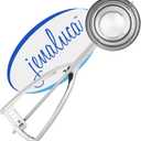 Jenaluca Jumbo Ice Cream Scoop - Cupcake and Muffin Scooper - 1/2 Cup Disher Size #8 scooper for icecream, batter & food portions