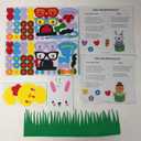 Funiverse Easter Egg Decorating Kit Bulk 18 Sets - Mess Free Foam Stickers for Kids, Over 700 Pieces Self-Adhesive Craft Pieces (Eggs Not Included)