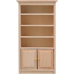 Toyvian Mini Wooden Drawer Cabinet, 1: 12 Dollhouse Decoration Bookshelf with Wood Drawer Tiny Bookcase TV Cabinet Model Storage Shelves Dollhouse Furniture Accessories