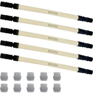 Earthtec 5-Pack MCCP205 NO.5 (#5) Replacement for Sten-ner Peristaltic Metering Pump Tube Parts Fits All Classic,SVP M128 85mhp17 45m5 45 85 100 & 170 Series with UCAK200 Ferrule (10 Pack)