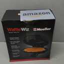 Mueller Heart 5 Waffle Maker, Waffle Iron, Adjustable Browning Control & Nonstick, Cool Touch Handle, Easy to Clean, Small Kitchen Appliances