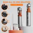 Pocket Car Vacuum with Accessory Kit 6pcs, Cordless, 50 Mins Runtime, 17000pa, 2.5H Type-C Fast Charge, Mini Handheld Vacuum for Home and Outdoor, M3