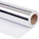 RUSPEPA Silver Wrapping Paper -30 inches x 32.8 feet - 81.5 Sq Ft - Large Siliver Gift Wrap Roll Solid Color Paper Perfect for Wedding,Birthday,Christmas,Baby Show