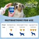 2 x Joint Chews for Dogs, Rich in glucosamine, chondroitin, Omega-3, and Other Elements, a Hip Joint Supplement to Protect Your Dog's Joint Health, Chicken Flavor, 30 Soft Chewables.