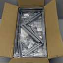 Under Sink Organizer, 2 Tier Under Sink Organizers and Storage, Adjustable Height, Slide out Metal Cabinet Organizers, Pull out Cabinet Storage Drawer Shelf for Kitchen Bathroom (Gray, 2 Pack)