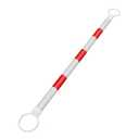 RoadHero 1 Pack 4 FT to 6.9 FT Retractable Cone Bar, Expandable Traffic Cone Bars for Parking Lots, Extendable Barricade for Road Construction, White and Red, Cone Not Included