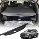 Vesul Compatible with Hyundai Tucson 2025-2022 PVC Retractable Cargo Cover Security Shade Shield Tonneau Cover Anti-Peeping Luggage Privacy Screen Black