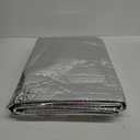 Reflective Bubble Insulation Sheet, Double Side Aluminum Foil Bubble Shield, Aluminum Foil Thermal Insulation Radiant Barrier for Windows, RV, Roof, Garage Door (47IN X 10FT)