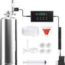 Aquarium Co2 Generator System New Upgraded Automatic Timing Motor Valve 5L with Pressure Gauge Bubble Counter for Aquarium PlantsStable Output