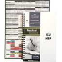 ICU H&P Notebook with 2 Day SOAP - Medical History and Physical Notebook, 50 Medical templates with Perforations