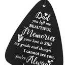 Sympathy Gift Wind Chimes for Outside - Memorial Gifts for Loss of Dad Father Papa, Bereavement Gifts in Memory of a Loved One, Windchimes Outdoors Grief Condolence Remembrance Deep Tone Unique